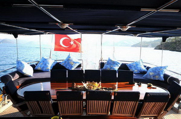 Gulet boat in Turkey